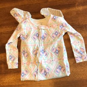 Cotton footie pajamas